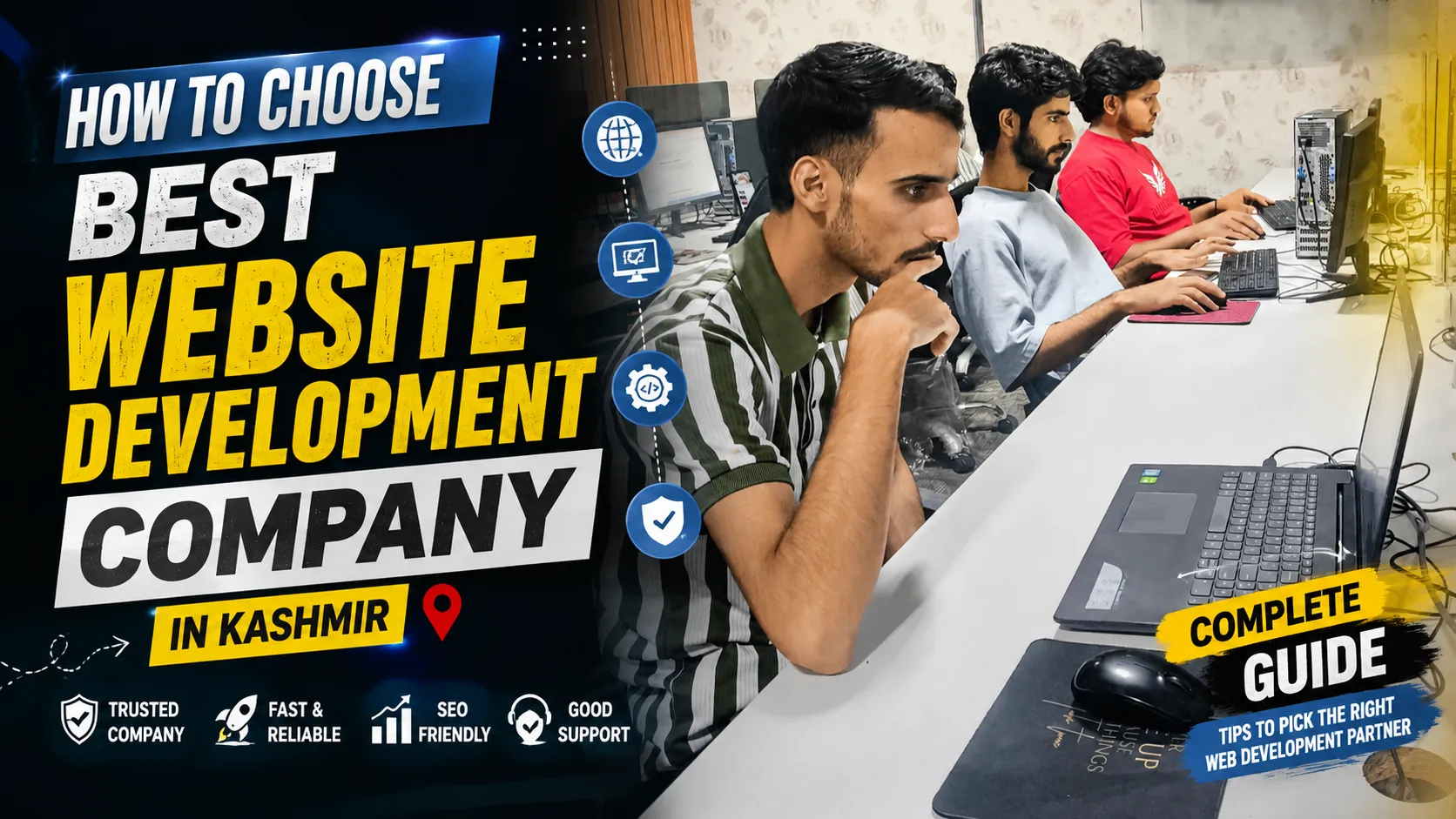 Best website development company in Kashmir - professional web development team