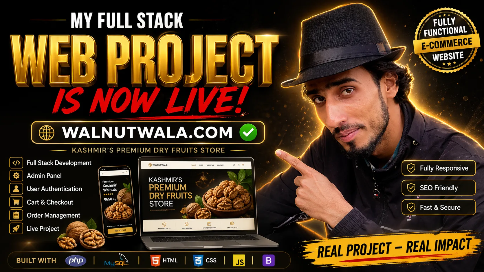 WalnutWala — Kashmiri Walnuts & Organic Dry Fruits Store